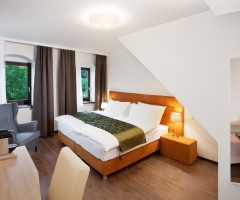 Room Flour Chamber 'Mehlkammer' in the Romantic Bed and Breakfast in the historic and landmarked Haslachmuhle in Salzburg